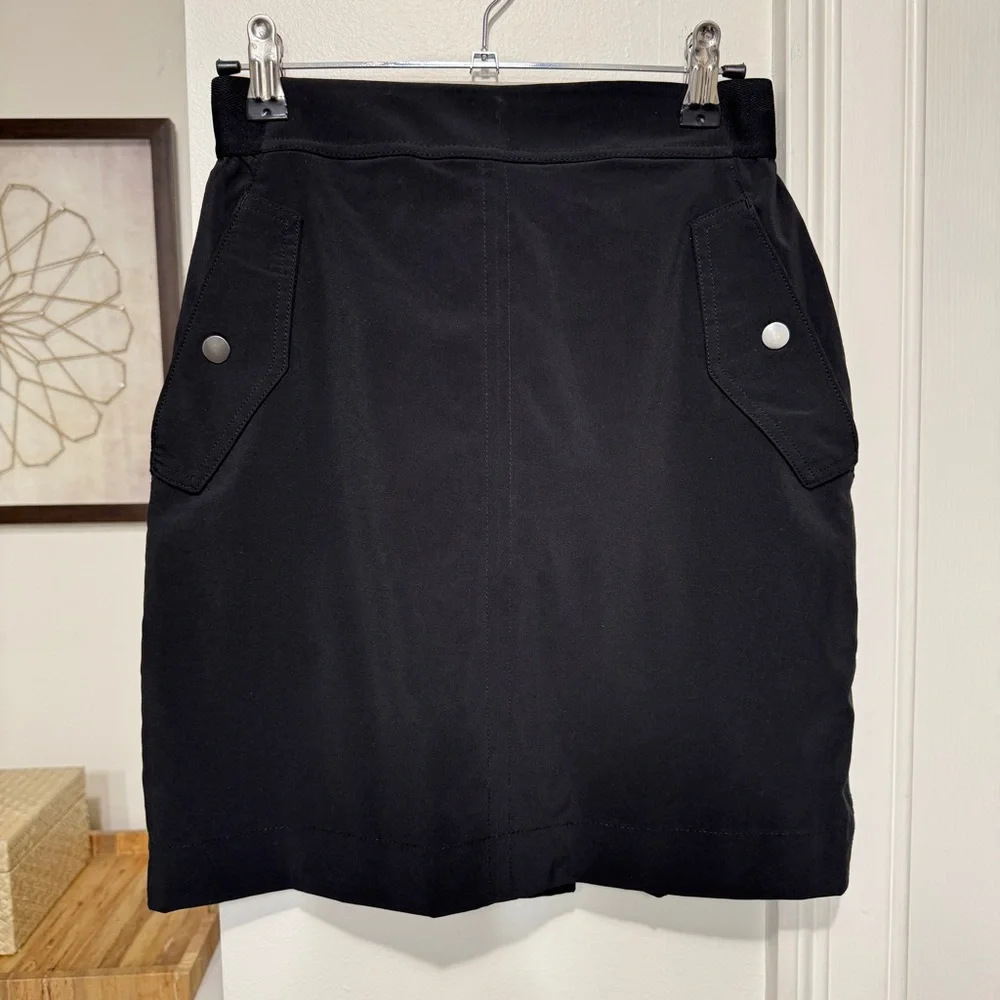{Athleta} "Vienna Cargo Skort" Black Golf Tennis Pickleball Active Shorts Skirt - Picture 7 of 7